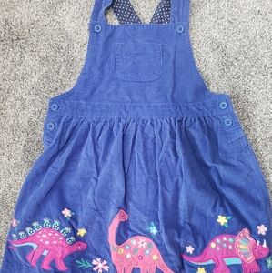 JoJo Maman Bebe Dinosaur Pinafore